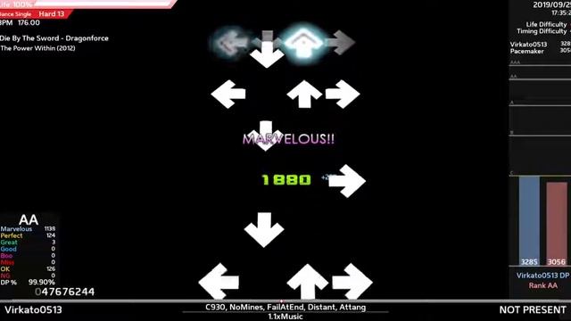 Stepmania - Die By The Sword 1.1 смотреть онлайн