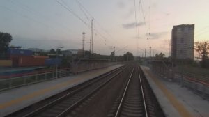 Поездка на поезде РЖД «Красноярск - Кача» - вид из кабины машиниста | Железная дорога в Сибири