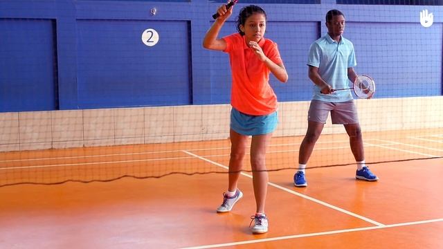 How to Prepare to Return a Serve in Doubles | Badminton смотреть онлайн