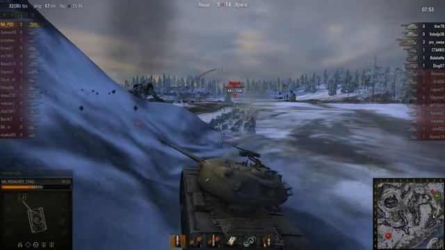 WOT: Заполярье - M103 - 7 фрагов - Воин, Медал смотреть онлайн