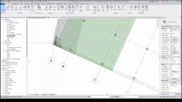 Tutorial Revit for Structural design: Working with structural components part 2 смотреть онлайн