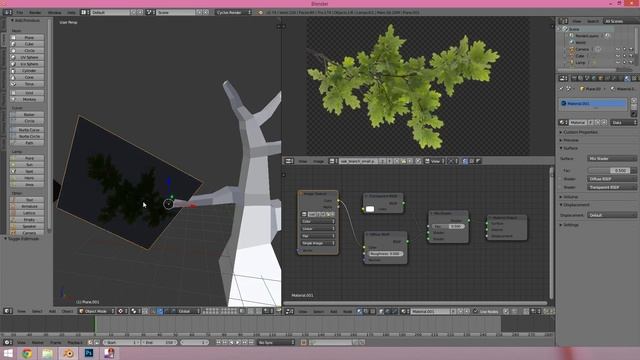 Game Art | Blender | Alpha Channels | Low poly tree смотреть онлайн