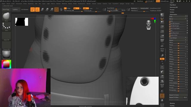 Создаем нового персонажа #4 | Blue Oni (Zbrush) смотреть онлайн