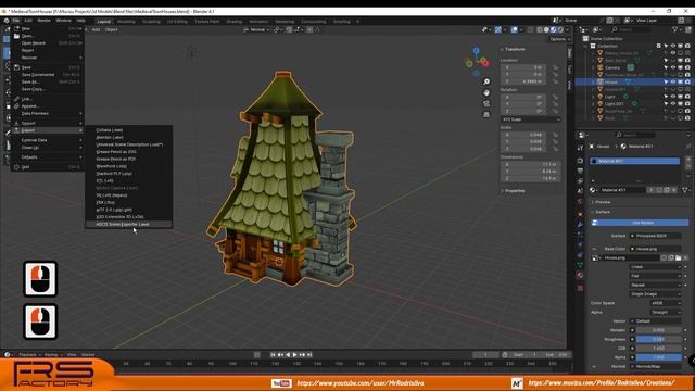 ASE exporter : From Blender 4.1 to Muvizu смотреть онлайн
