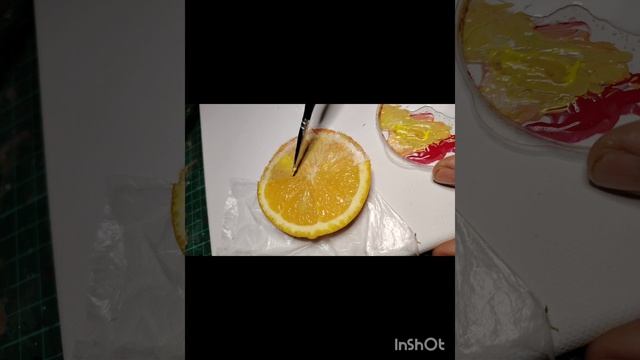 Рисуем апельсин