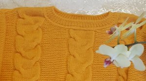 МК Женский джемпер с косами