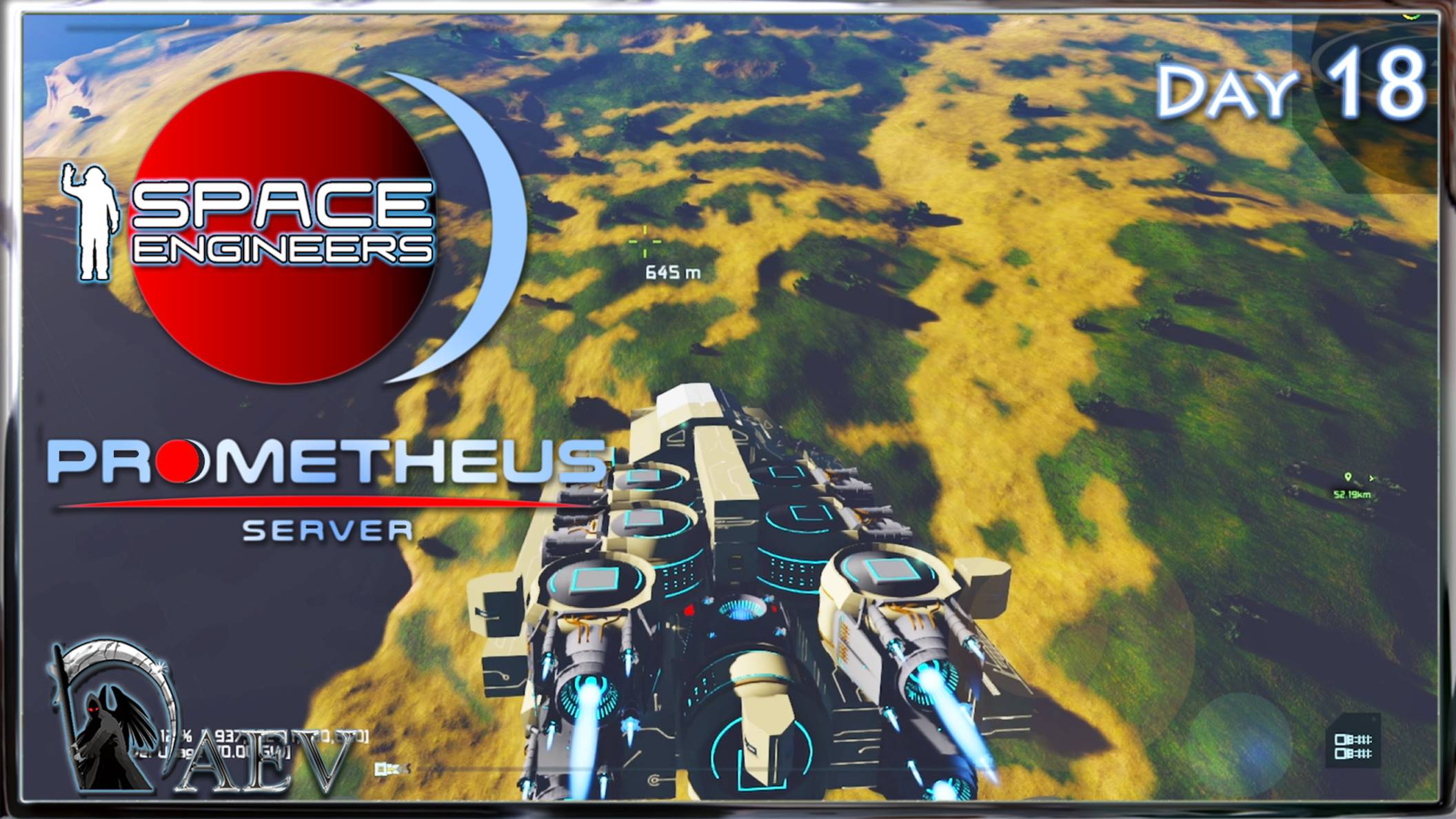 Space Engineers🪐 Day 18🔨 Prometeus Server 🔨 Супер копатель🚁