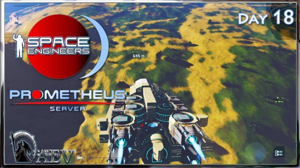 Space Engineers🪐 Day 18🔨 Prometeus Server 🔨 Супер копатель🚁