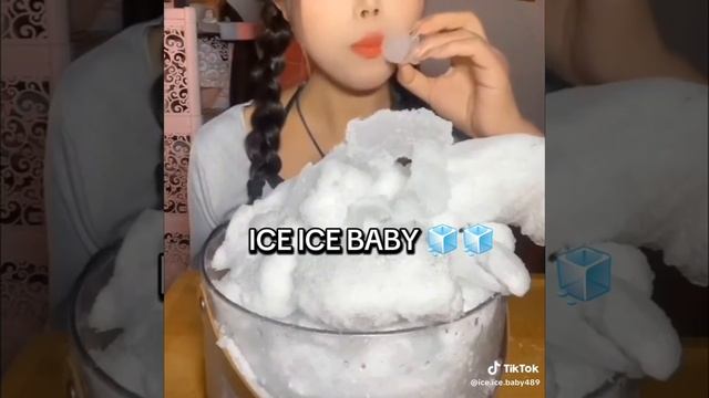 кореянка ест сосульки со снегом! смотреть онлайн