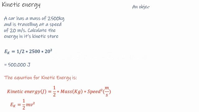 GCSE Science - Kinetic energy смотреть онлайн