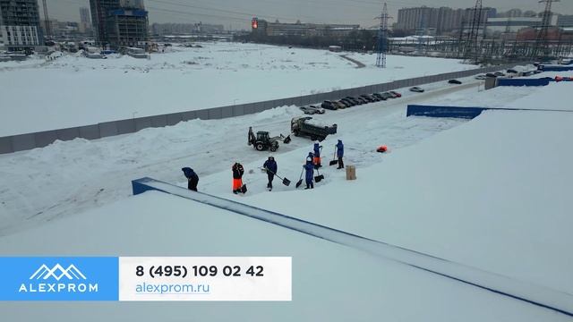 Очистка кровли от снега погрузка и вывоз. На объекте по производству охрана пожарной сигнализации. смотреть онлайн