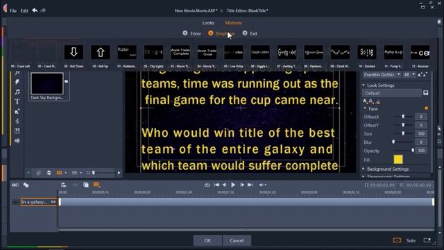 How to Create Star Wars Scrolling Text in Pinnacle Studio смотреть онлайн