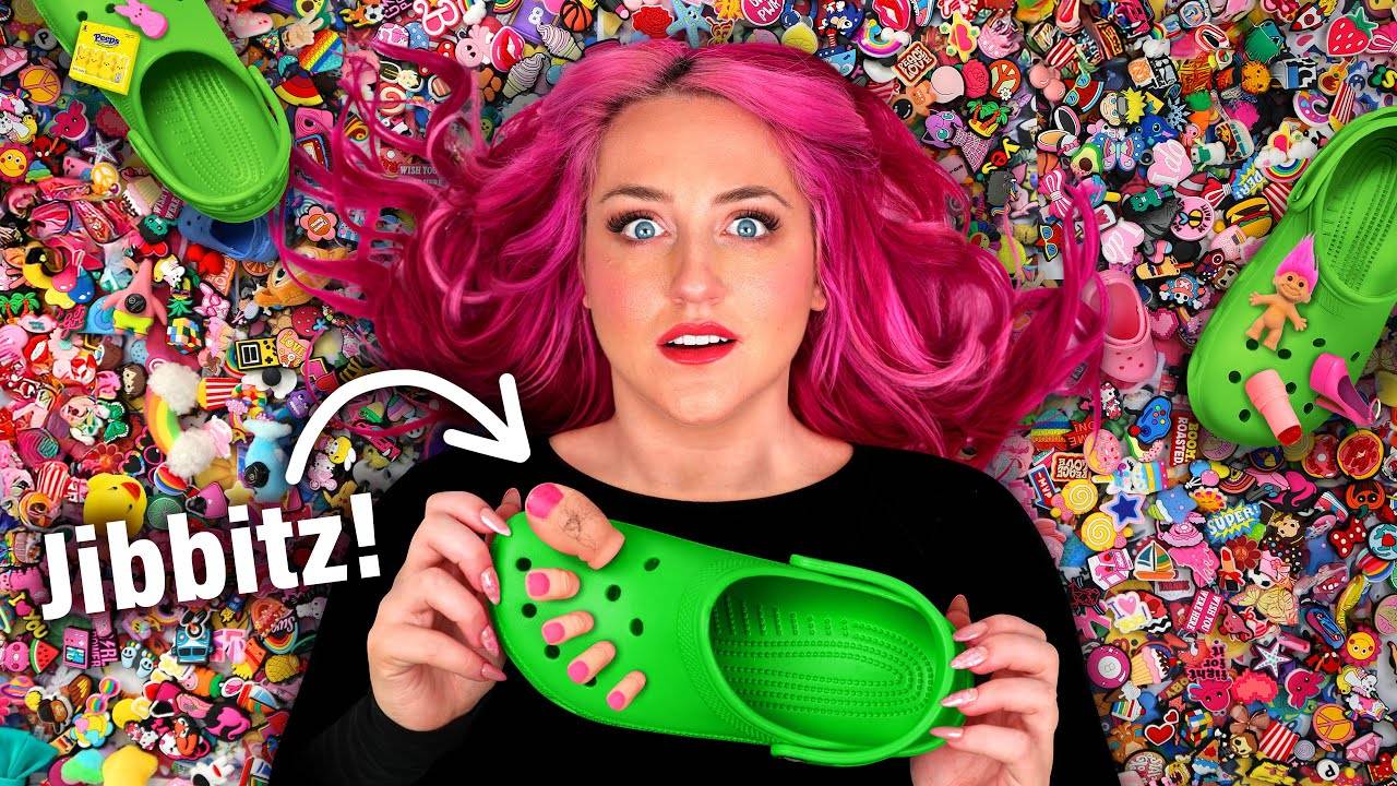 Я купил ВСЕ JIBBITZ для CROCS (шармы, которые вставляются в отверстия)
