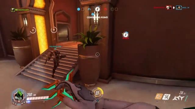 Overwatch Genji afraid of Mercy смотреть онлайн