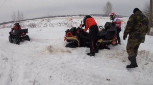 Драг-рейсинг CF MOTO CFORCE 1000 NEW vs BRP XMR