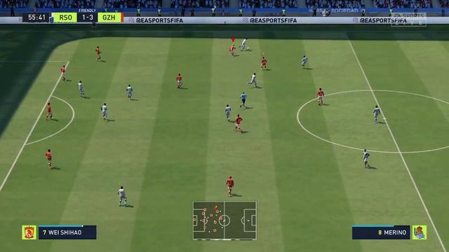 Full match - Real Sociedad vs Guangzhou FC (3:5) смотреть онлайн