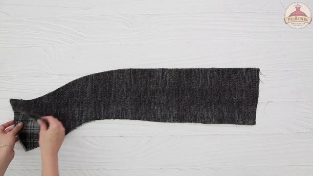 Плечевое изделие на подкладке. Пошив