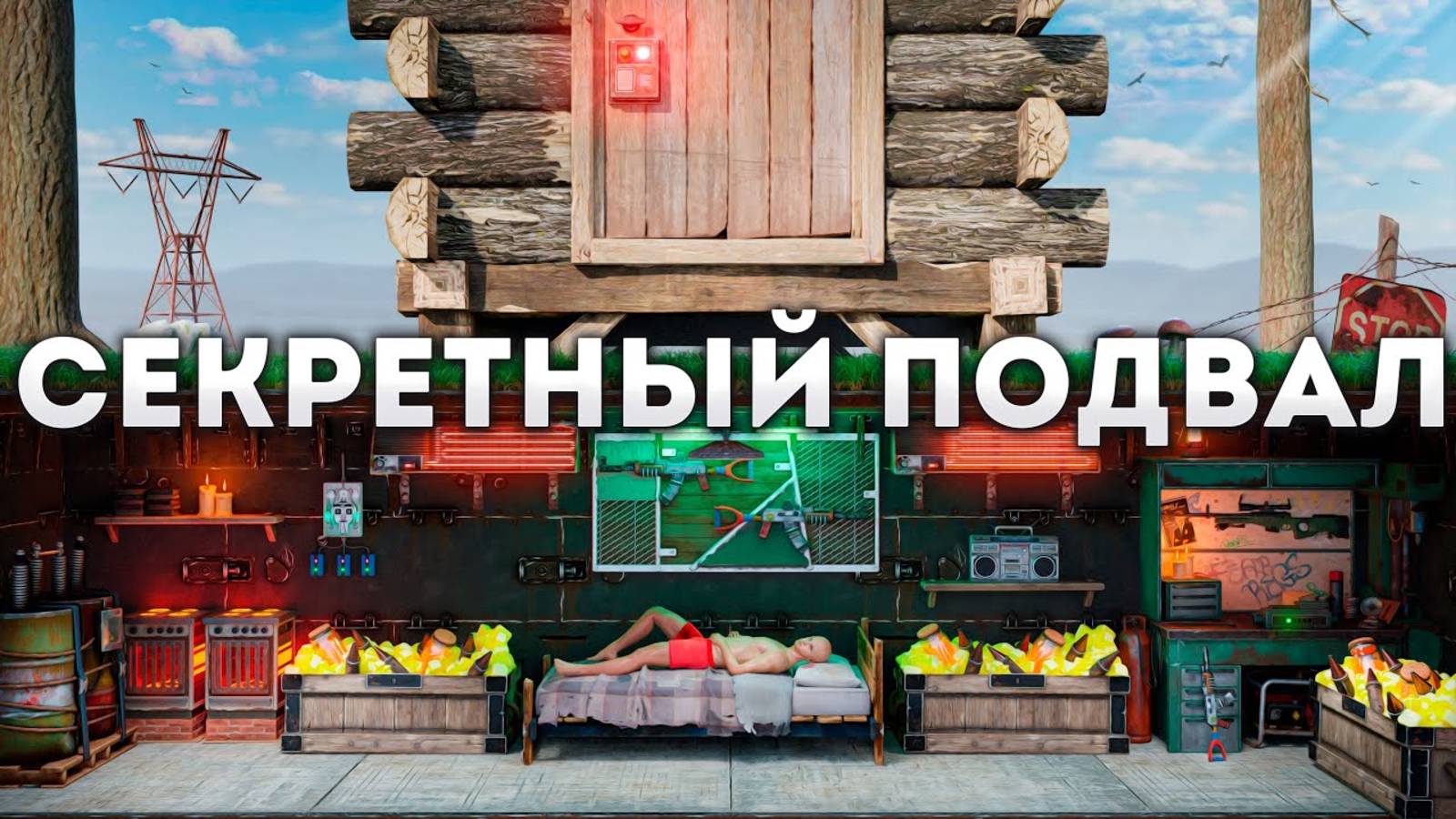 РАСТ НО ВСЕ ВЕЩИ В ПОДВАЛЕ, СМОГУТ ЛИ ИХ НАЙТИ? RUST смотреть онлайн