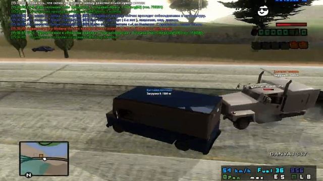 GTA SA:MP [ДАЛЬНОБОЙ ДЦПшник] смотреть онлайн