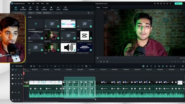 Nesting Clips in Filmora 13 Like Premiere Pro смотреть онлайн