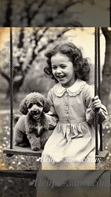 Девочка с пуделем
