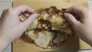 Розочки из блинов