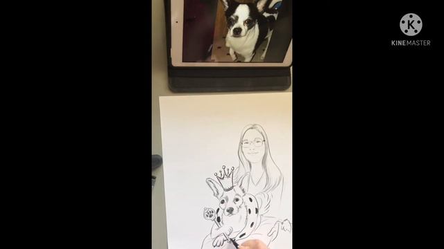 Caricature with your pet, by Olesya смотреть онлайн