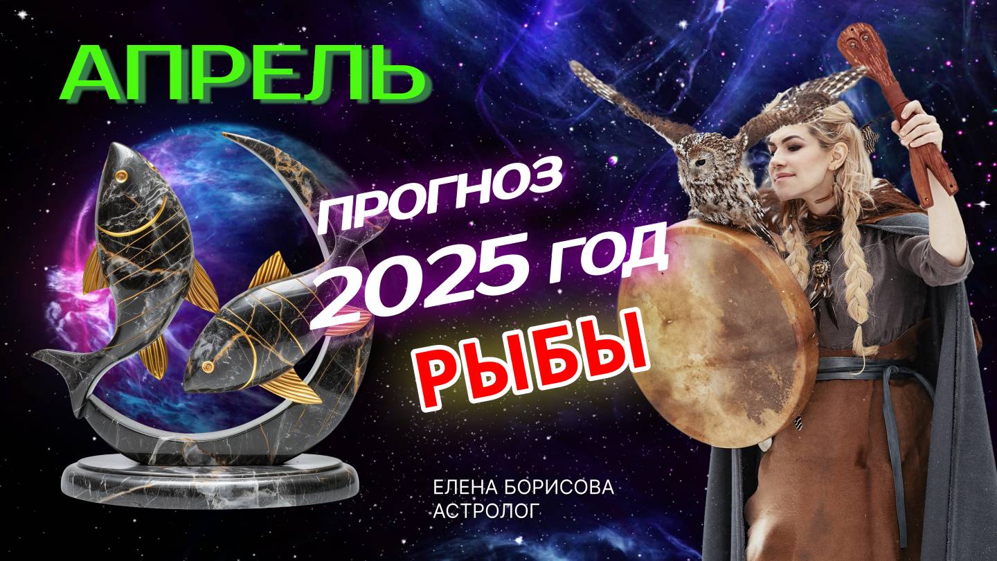 Рыбы Прогноз на АПРЕЛЬ 2025 смотреть онлайн