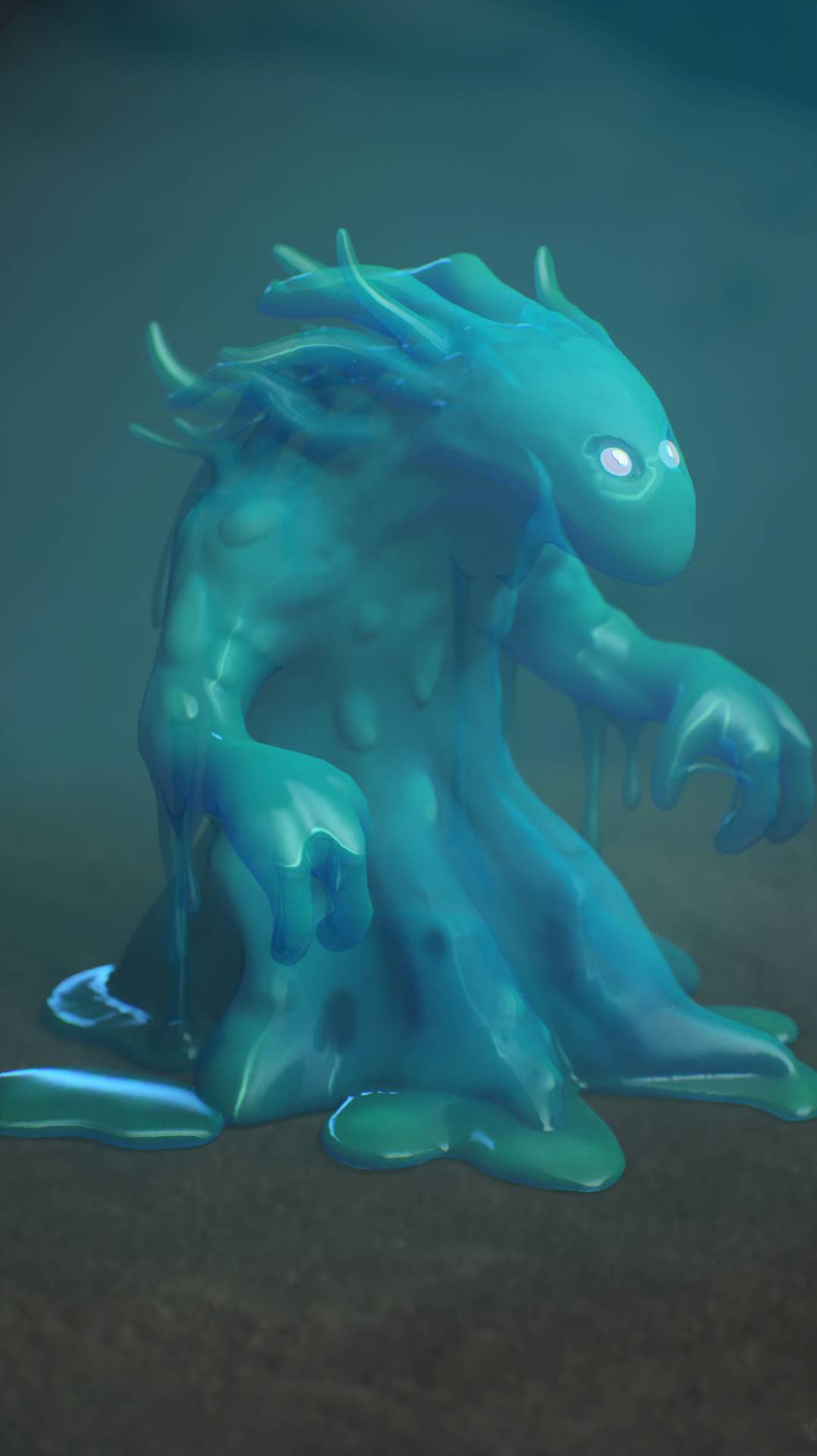 Speed sculpting - Water Elemental #3d #art #zbrush смотреть онлайн