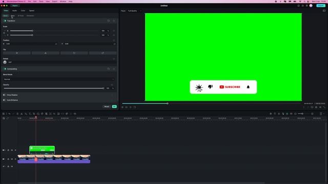 How to Remove Green Screen on Filmora 12 (EASY) смотреть онлайн