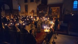 Пассия I. Служба с акафистом Страстям Христовым. Святогорская Лавра.