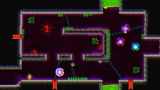 Играем в Геометрии дэш - Ещё один эпичный рывок! (все монеты) — Geometry Dash смотреть онлайн