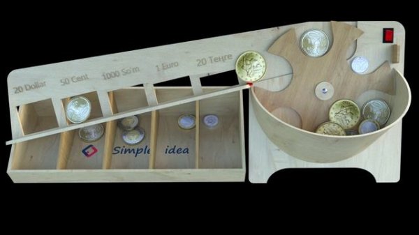 DIY Automatic Coin Sorting Machine