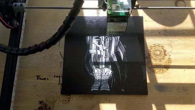 ORTUR LASER MASTER 2 CANVAS ENGRAVING