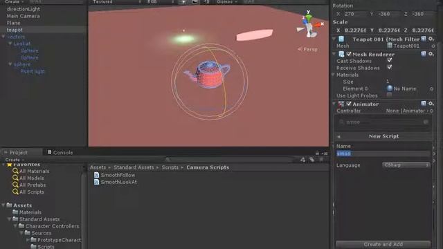 Unity Tutorial 06 - Scripting Basics смотреть онлайн
