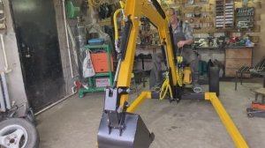 МИНИЭКСКАВАТОР ГОТОВ!!! ПЕРВЫЕ ДВИЖЕНИЯ