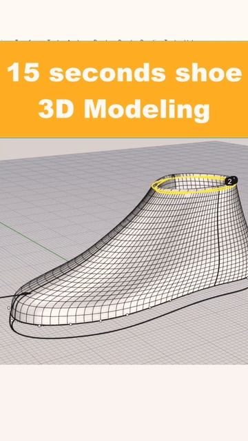 15 seconds shoe 3D modeling with Rhino 3D #pjchendesign #rhino3d #jewelrydesign #3dmodeling #Rhino7 смотреть онлайн