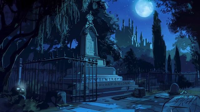 DnD Animated background  Music - Dark Fantasy