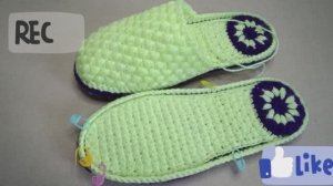 Вяжем 🌼🌼🌼 ВЕРХ ТАПОЧЕК 🌼🌼🌼.Подробный МК