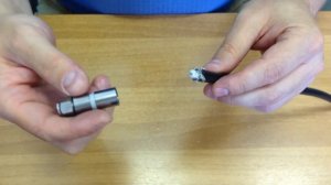 Установка компрессионного разъема на кабель RG-11