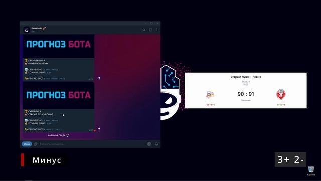 🚀 БОТ ДЛЯ СТАВОК НА ИИ // Беспроигрышная стратегия ставок на футбол // Нейросеть даёт прогнозы смотреть онлайн