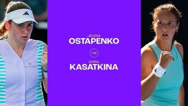13.01.24. Елена Остапенко - Дарья Касаткина. WTA 500 Adelaide. Jeļena Ostapenko - Darya Kasatkina
