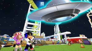 КАК ВЫЖИТЬ ПРОТИВ АТАКИ НЛО в МАЙНКРАФТ ДЕВУШКА ВИДЕО ТРОЛЛИНГ MINECRAFT Евгенбро