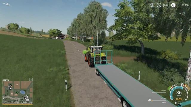 Farming Simulator 19 ч11 - Валакита с шерстью смотреть онлайн