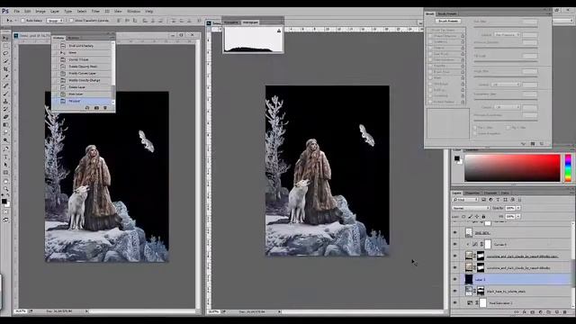 SPEED ART "WINTER IS COMING ". ФОТОМАНИПУЛЯЦИЯ смотреть онлайн