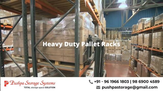 Heavy Duty Pallet Racks | Industrial Racks | Storage Solution | Pushpa Storage Systems смотреть онлайн