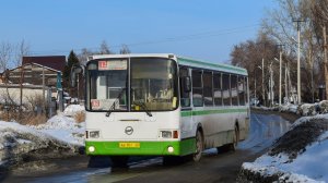Автобус ЛиАЗ-5256.45 (АВ 967 22). Покатушки по Барнаулу.