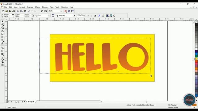 How to use Gradient & Mesh Fill Tools & Use of Shadow,Blend,Contour Tools in CorelDraw : Class 09 смотреть онлайн