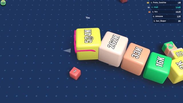 Cubes 2048.io Game 🎲 New update 🎲 CUBES SNAKE 2048.io Gameplay смотреть онлайн