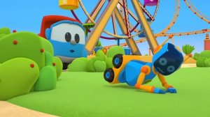 Робот УПАЛ! Вызывайте скорую!  Песенки для детей и мультики Грузовичок Лева